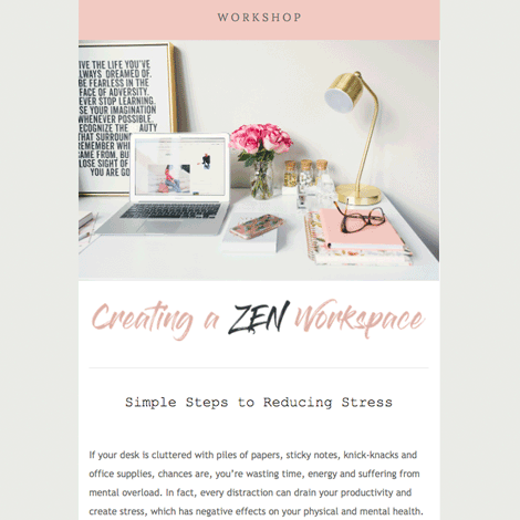 Online Workshop: Creating Zen Workspace Invite